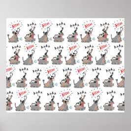 Póster ¡¡ACHOO!! Gato +1