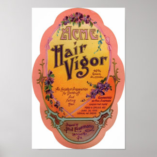 Póster Acme Hair Vigor