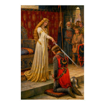Acolada de Edmund Blair Leighton