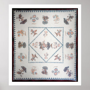 Póster Acolche en el "Broderie Perse", c.1800 (aplicado,