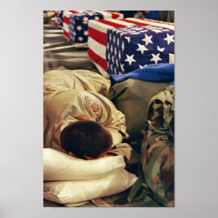 Póster Acompañamiento de un amigo caido