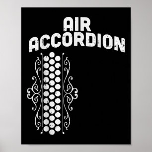 Póster Acordeón de aire Cinco De Mayo Fiesta Hombres Mexi