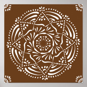 Póster Acorn Mandala