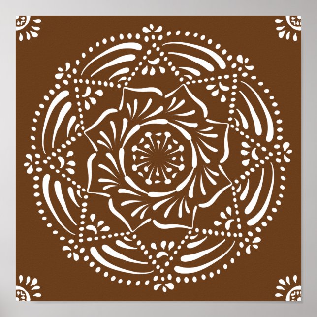 Póster Acorn Mandala (Frente)