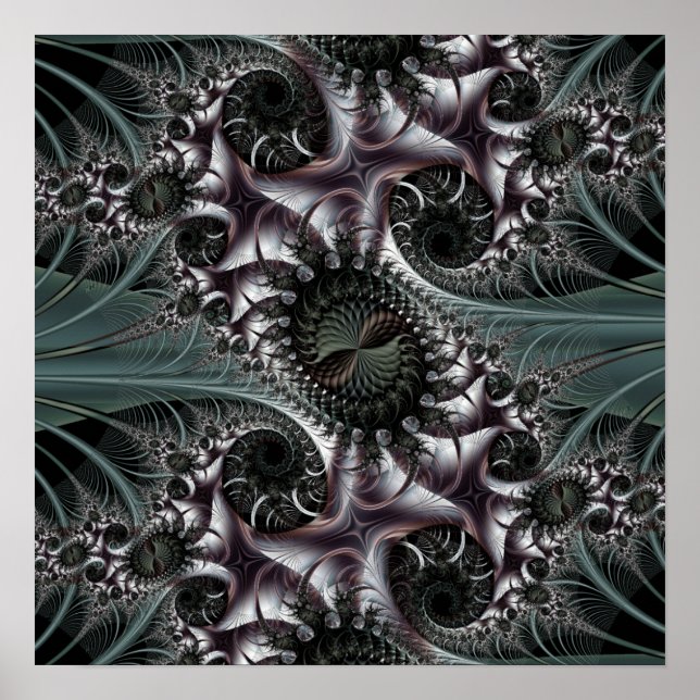 Póster acorns & spiderwebs in the moonlight (Frente)