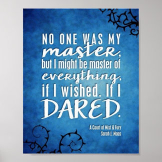 PÓSTER ACOTAR QUOTE