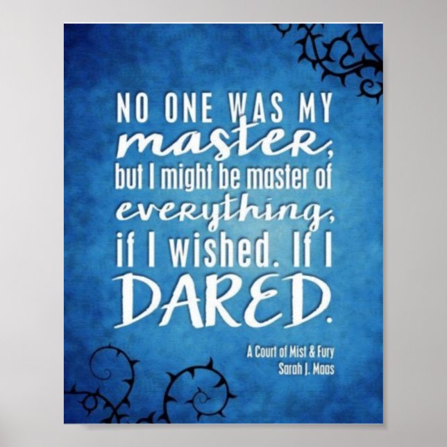 PÓSTER ACOTAR QUOTE (Frente)