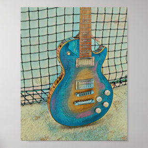 Póster Acoustic guitar player gift