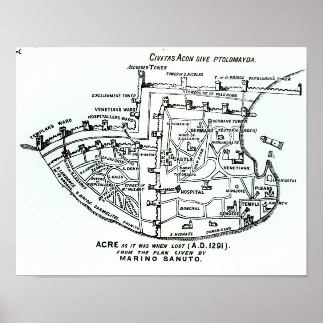 Póster Acre como estaba cuando se perdió (Frente)