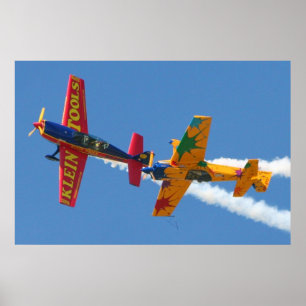 Póster Acrobacias aéreas giroscópicas