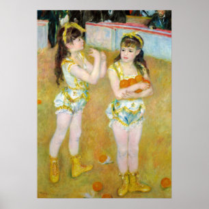 Póster Acróbatas en el Cirque Fernando por Renoir