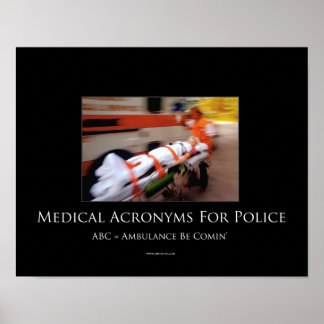 Póster Acrónimos Poster motivacional