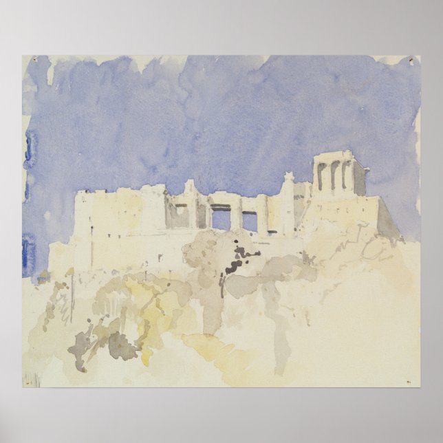 Póster Acrópolis Atenas 1994 (Frente)