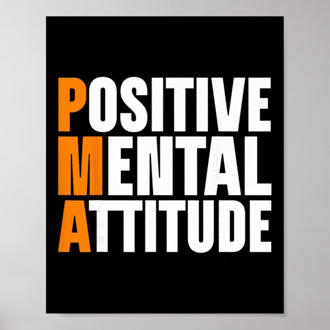 Póster Actitud Mental Positiva Pma _1  (Frente)