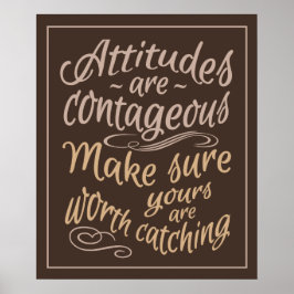 Póster ACTITUDES poster motivacional