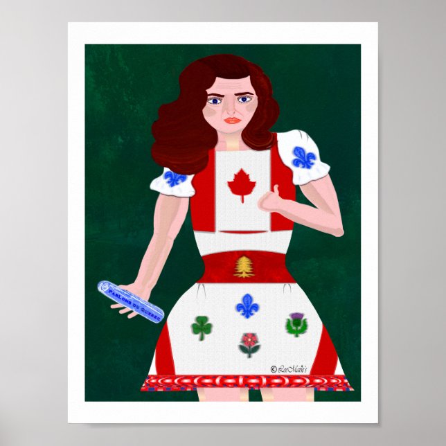 Póster Activa ahora la Poster de diseño creativo de LeeMa (Frente)