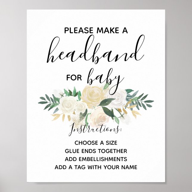 Póster Actividad de la estación de la banda de la cabeza  (Frente)