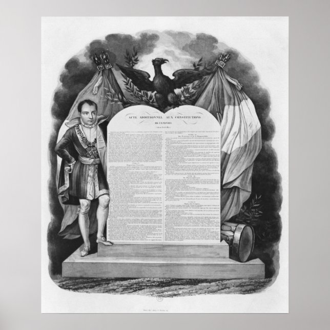 Póster Acto adicional de 22 de abril de 1815 (Frente)