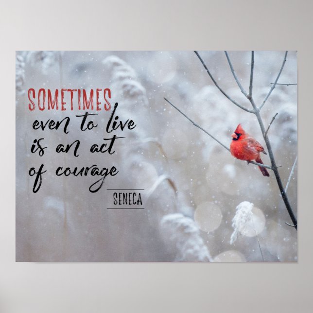 Póster Acto de coraje (Frente)