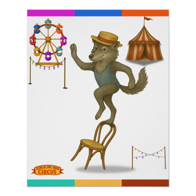 Póster Acto de equilibrio de Rolf lobo (Anverso)