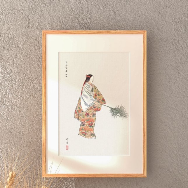 Póster Actor en el Hanjo No Play 1925 de Kogyo Tsukioka (Subido por el creador)