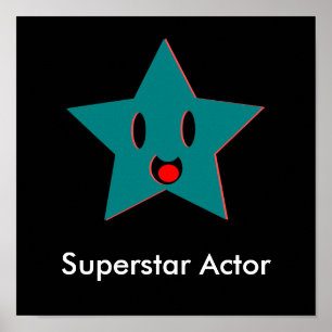 Póster Actor superestrella