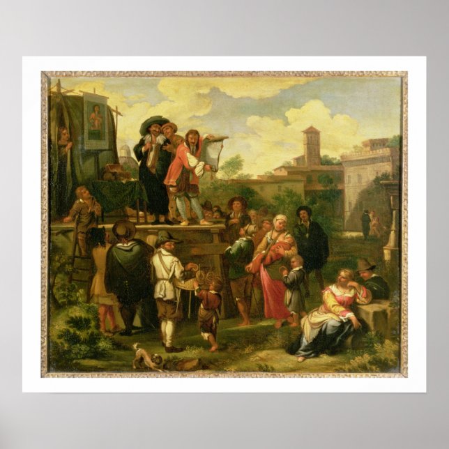 Póster Actores itinerantes (Frente)