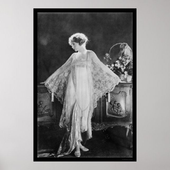 Póster Actriz Lillian Gish 1922 (Frente)