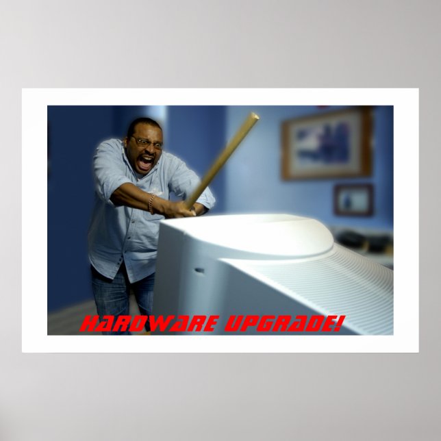 Póster Actualización de hardware! (Frente)