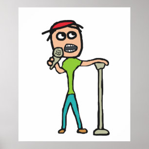 Póster Actuar como comediante