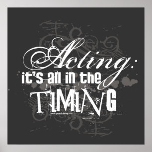 Póster Actuar - Todo En El Momento