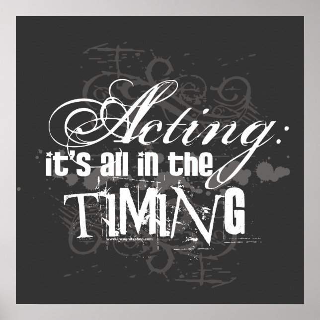 Póster Actuar - Todo En El Momento (Frente)