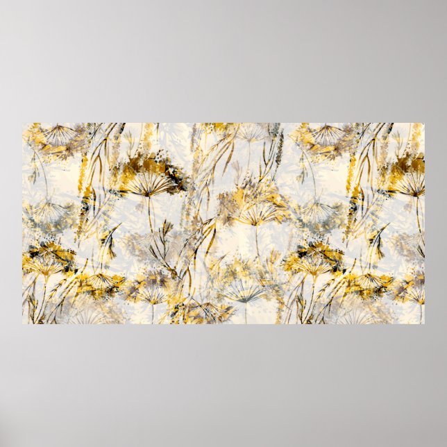 Póster Acuarela de fondo abstracto sin fisuras, patrón. (Frente)