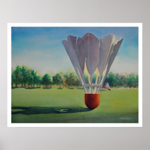 Póster Acuarela de "Shuttlecocks" Paul Jackson