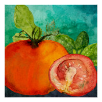 Acuarela de tomate por ozias