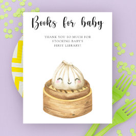 Póster Acuarela Dumpling chino - libros para bebé