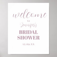 Acuarela Dusty Ducha de novia rosa