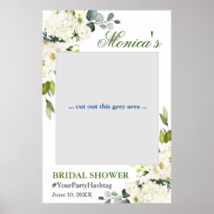 Póster Acuarela Eucalyptus Bridal Shower Photo Prop