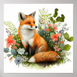 Póster Acuarela FOX