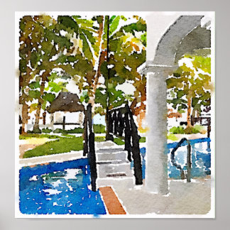 Póster Acuarela HBR