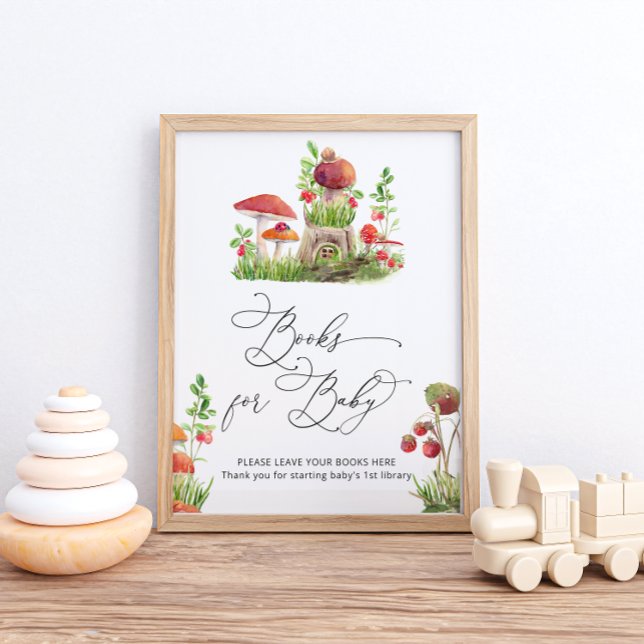 Póster Acuarela Libros de hongos salvajes para Poster de  (Subido por el creador)