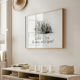 Póster acuarela moderna una emoción de poster de la Esper