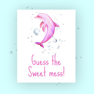 Póster acuarela náutica - Adivinen el dulce desorden