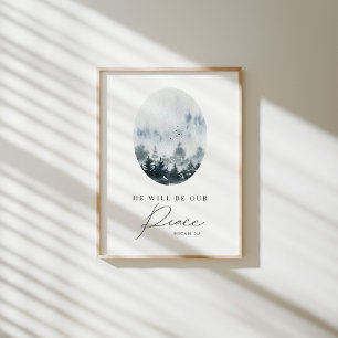 Póster Acuarela será nuestro poster de la paz