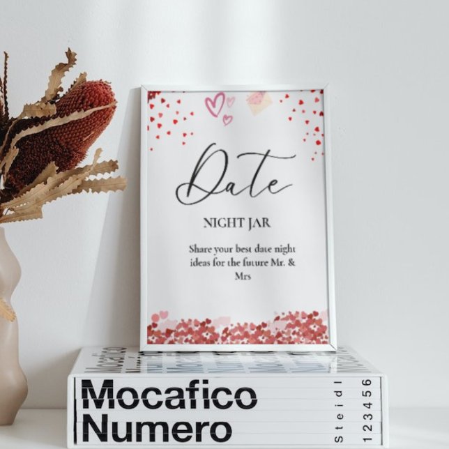 Póster Acuarela valentina boda de ducha de novia Rótulo (Subido por el creador)