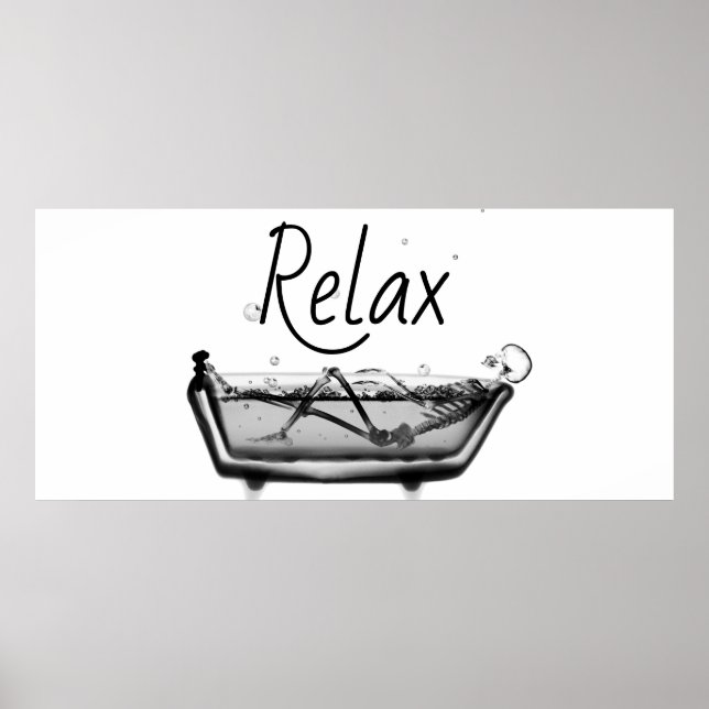 Póster Acuario de peces personalizado Xray fondos Relax B (Frente)