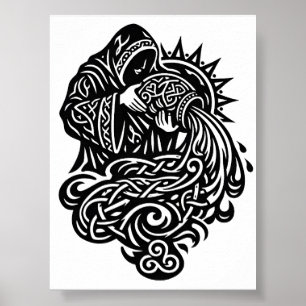 Póster Acuario — El Aguador por BurnsInHell