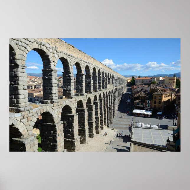 Póster Acueducto de Segovia, España (Frente)