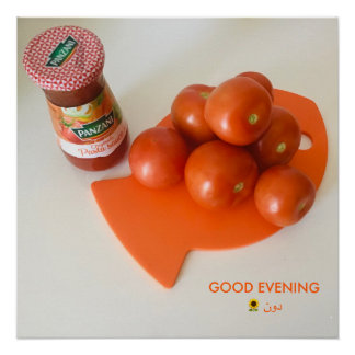 PÓSTER ACUERDO DE TOMATES Y PASTA
