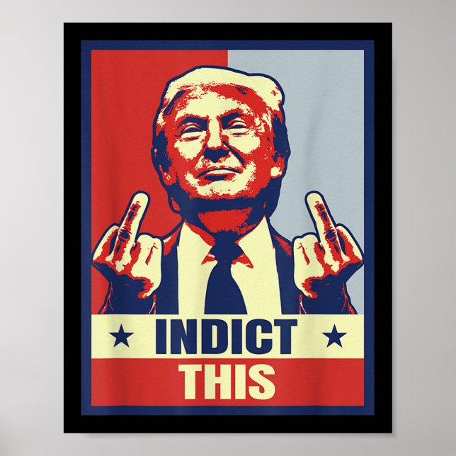Póster Acusen De Esto A Los Divertidos Camisetas De Trump (Frente)
